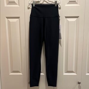 ALO 7/8 High-waist Airlift Black Leggings